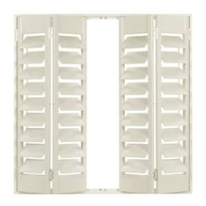  California Shutters in Cloudy White 60 x 60