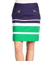 Anne Klein Petite   Petite Colorblock Mini Skirt