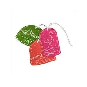  snow globes gift tags