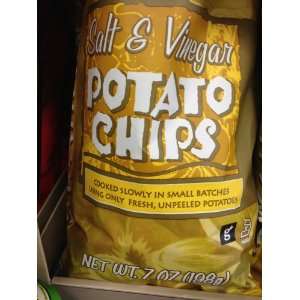 Trader Joes Salt & Vinegar Potato Chips Grocery & Gourmet Food