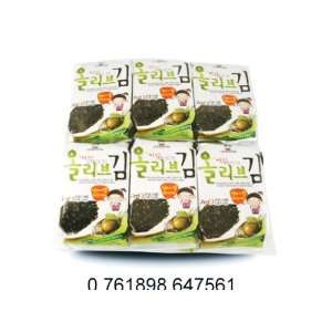 ChoripDong Korean Seaweed Snack (Kim Nori), Roasted w/Olive oil & Sea 