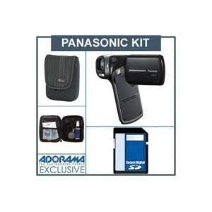  Panasonic HX DC10 HD Dual Camcorder   Black   Bundle 