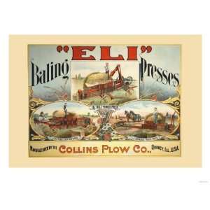  Eli Baling Presses Giclee Poster Print, 24x32
