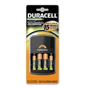  Duracell 15 Minute Battery Charger, Packaging May Vary 