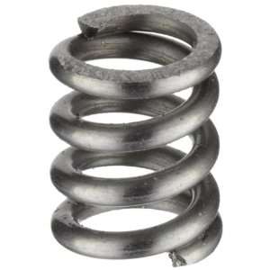 Music Wire Compression Spring, Steel, Inch, 0.24 OD, 0.04 Wire Size 