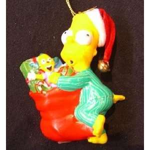  3476 Homer with Gifts Personalized Christmas Ornament 