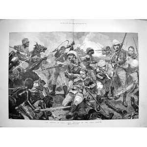  1885 BATTLE ABOU KLEA REPULSE ARAB CHARGE SOLDIERS WAR 