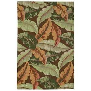  Capel Gaston Fronds Cocoa 775 Floral 2 x 3 Area Rug 