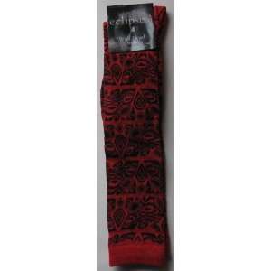  Twilight   Eclipse Tall Socks Wolf Head Color Red and 