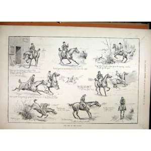 Comedy Sketches Horses Accidents 1890 Man Falling Shake