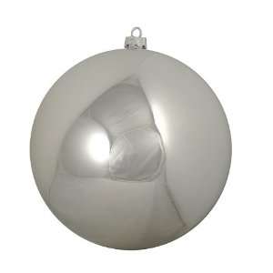 Shiny Silver Splendor Commercial Shatterproof Christmas Ball Ornament 