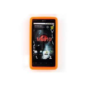  Motorola MB810 Droid X Skin Case Orange Cell Phones 