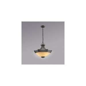 Authenticity Lighting 45 0012 03 25 Tapestry 3 Light Semi Flush Mount 