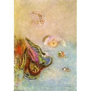  FRAMED oil paintings   Odilon Redon   24 x 34 inches 