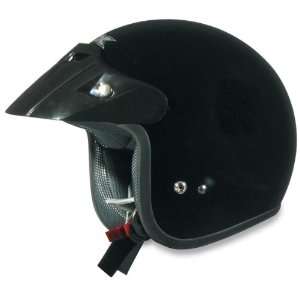   FX 75 Open Face Motorcycle Helmet Black Medium M 0104 0073 Automotive