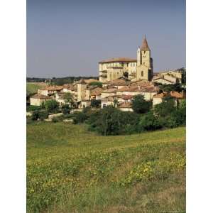  View of Village, Lavardens, Gers, Midi Pyrenees, France 