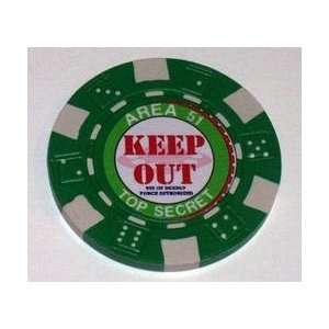  Area 51 UFO Las Vegas Casino Poker Chip limited edition 