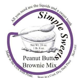 Peanut Butter Brownies Jar  Grocery & Gourmet Food