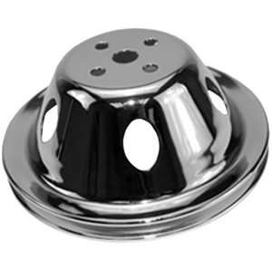   Performance A70370 SBC CHEVY 1 Groove Chrome Short Water Pump Pulley