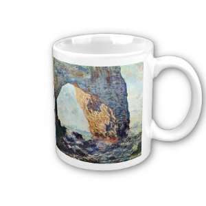   of Etretat (La Porte Man) By Claude Monet Coffee Cup 
