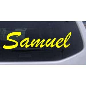  Yellow 44in X 10.3in    Samuel Car Window Wall Laptop 