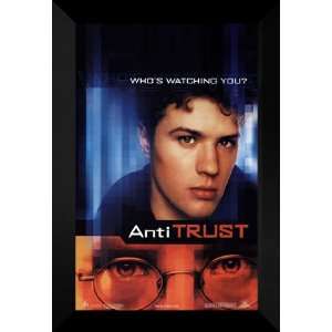  AntiTrust 27x40 FRAMED Movie Poster   Style B   2001