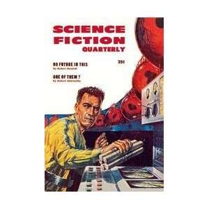  Science Fiction Quarterly Setting Explosives 12x18 Giclee 