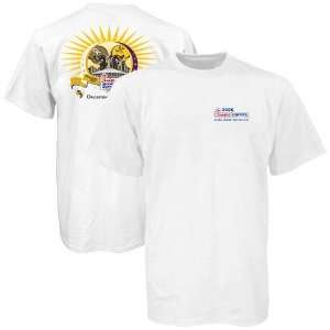   Tigers White 2008 Chick fil A Bowl Dueling T shirt