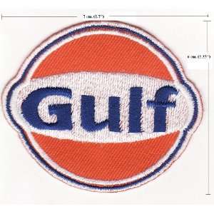  Gulf Gas & Oil Station Embroidered Iron on Patch Arts 