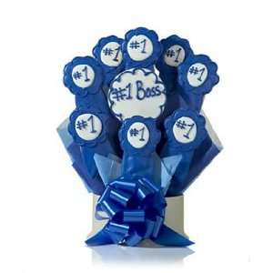 Number One Boss Cookie Bouquet  Grocery & Gourmet Food
