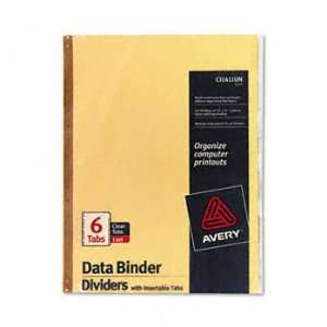  Avery 11724   Gold Line Data Binder Insertable Tab Index 