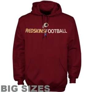  Washington Redskins Burgundy Dual Threat Hooded Sweatshirt 