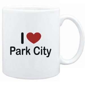  Mug White I LOVE Park City  Usa Cities Sports 