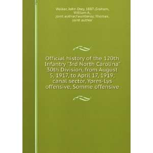  Official history of the 120th Infantry 3rd North Carolina 