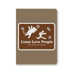  ECOeverywhere Tastes Like Chicken Lion Journal, 160 Pages 