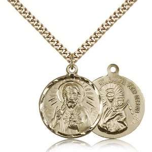  Gold Filled Scapular Pendant Jewelry