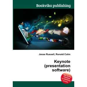  Keynote (presentation software) Ronald Cohn Jesse Russell 