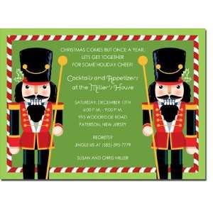     Holiday Invitations (Toy Soldiers)