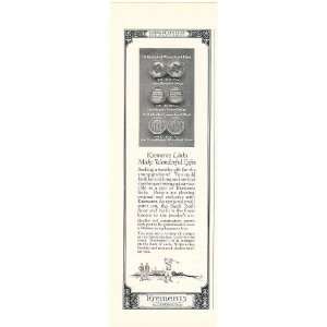  1925 Krementz Links Cufflinks 3 Styles Jewelry Print Ad 