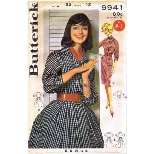   Pattern Raglan Sleeve Dress Size 12 Bust 32 Arts, Crafts & Sewing