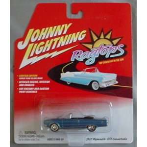   Lightning Ragtops 1967 Plymouth GTX Convertible BLUE Toys & Games
