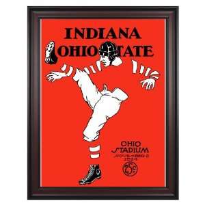  36 x 48 FRAMED CANVAS (HFP) 1924 OHIO STATE/INDIANA 