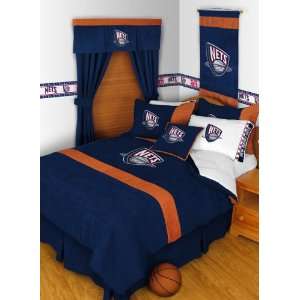  Best Quality MVP Bed skirt   New Jersey Nets NBA /Color 