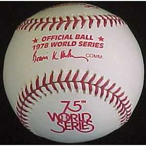  Rawlings Official 1978 World Series Baseball   Sports 