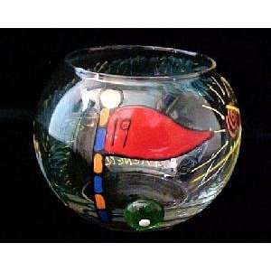  Golf   19th Hole Design   19 oz. Bubble Ball with candle 