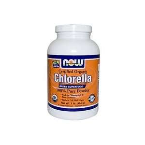   , Certified Organic Chlorella, 100% Pure Powder, 1 lb (454 g) Beauty