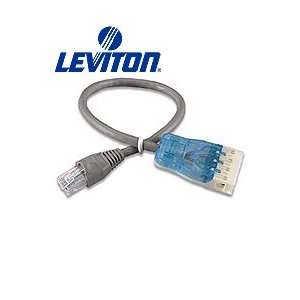  Leviton 6234A 1S P CORD CAT 6+ 1 110 GY