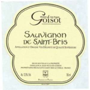   Goisot Organic Sauvignon Saint Bris 750ml Grocery & Gourmet Food