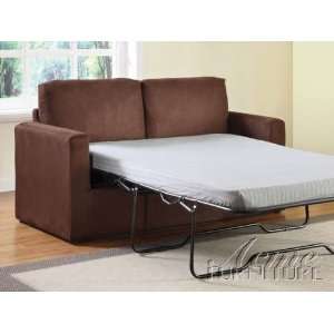 Craigg Chocolate Microfiber Sofa w/Full Sleeper # A15365  