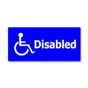  Handicapped Disabled   Window Bumper Sticker Automotive
